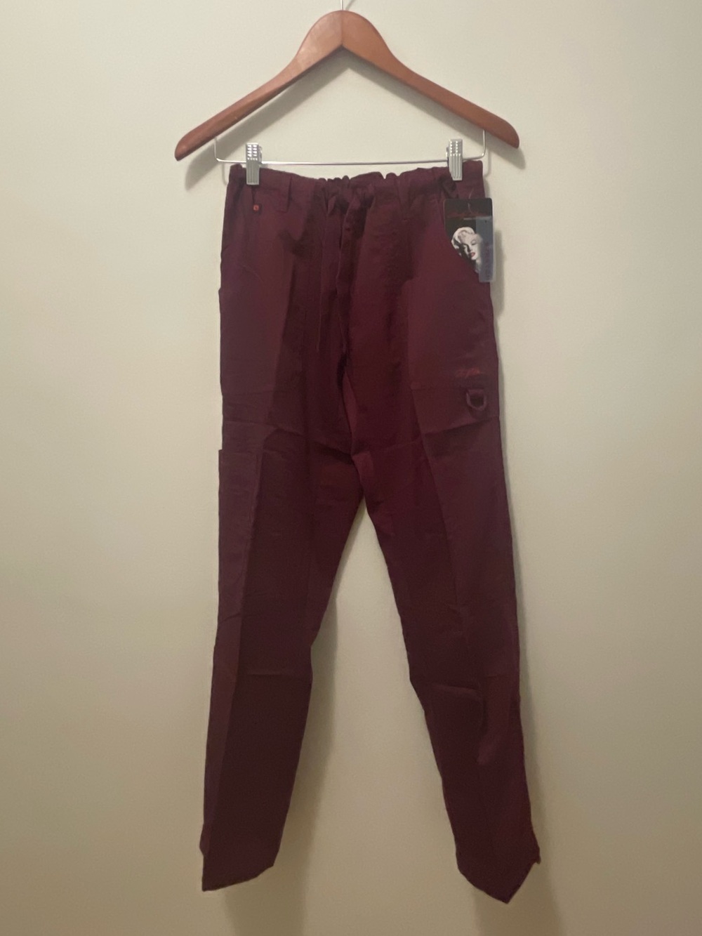 Marilyn Monroe Wine Cargo Jogger  Scrub Pants